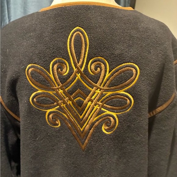 Bob Mackie Black Jacket with Gold Detailing - Picture 5 of 5